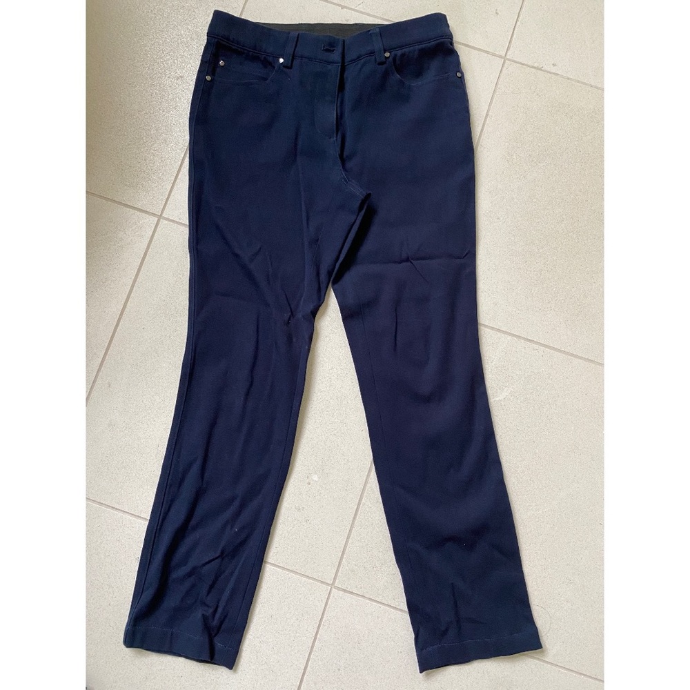 Rafaella stretch skinny navy pant